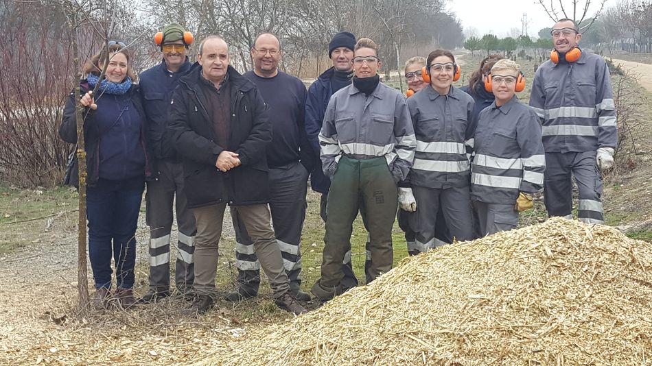 El alacalde, Manuel Gago, ha visitado a los participantes en el programa