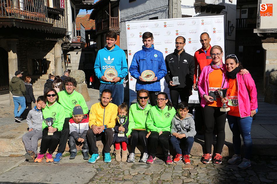 Los ganadores recibieron sus premios en la plaza Mayor de La Alberca