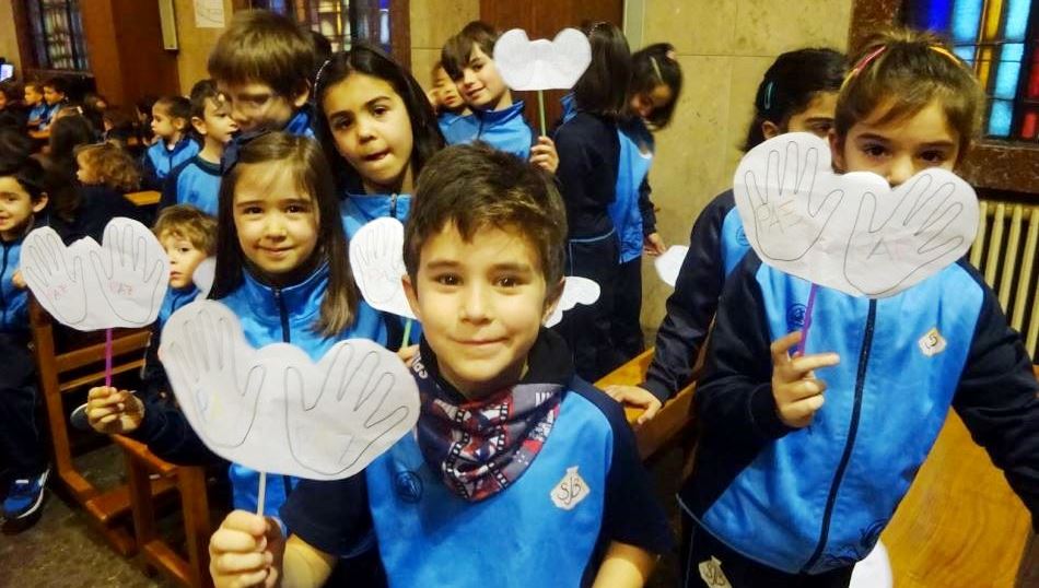 Divertidas dinámicas sirvieron para reforzar los valores de la paz en este centro educativo