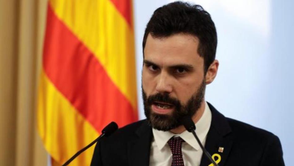 El presidente de la Cámara catalana, Roger Torrent