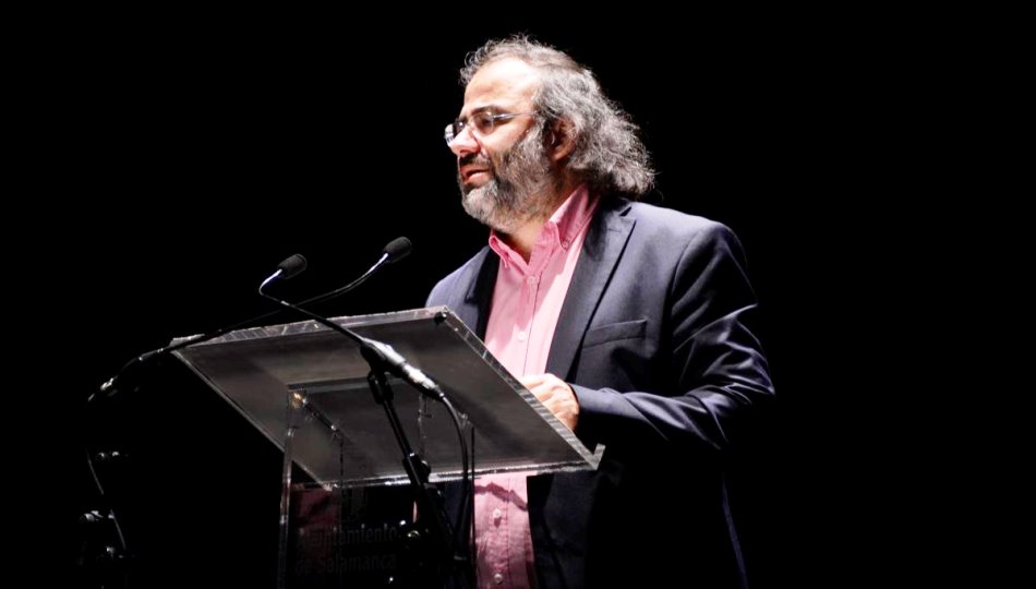 El poeta Alfredo Pérez Alencart (foto de José Amador Martín)