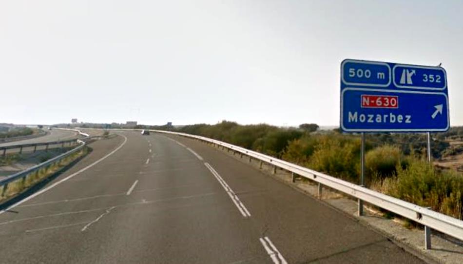 Autovía A-66 en Mozárbez