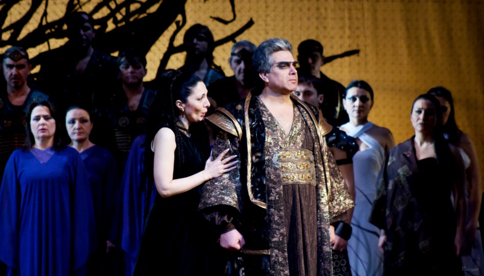 Una de las escenas de este espectáculo de la Ópera Nacional de Moldavia