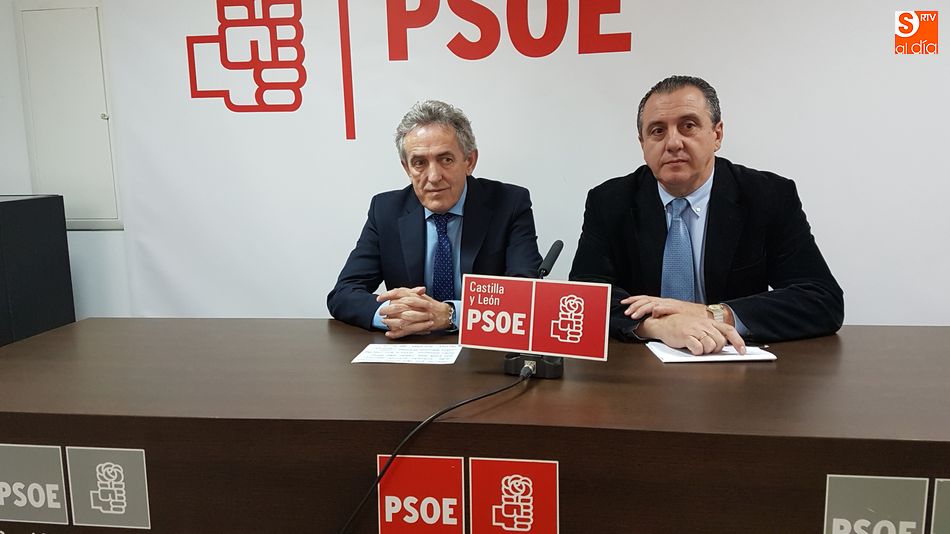 El senador Paco Oñate y Toribio Plaza