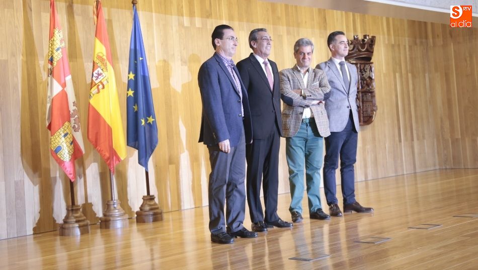 Algunos de los galardonados por la Junta de Castilla y León en este acto / Foto de Alejandro López