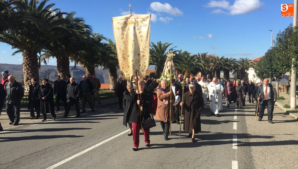 Nuestra Señora de la Paz volvió a recorrer las calles de la Fregeneda / SILVESTRE