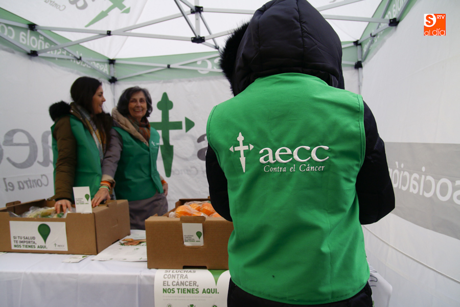 Imagen de una de las campañas de prevención y concienciación sobre el cáncer realizada por la AECC Salamanca