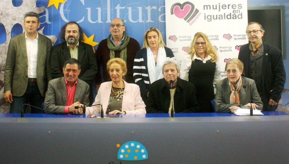 Jurado de la IV edición, en la Sala de la Palabra (foto de José Amador Martín)