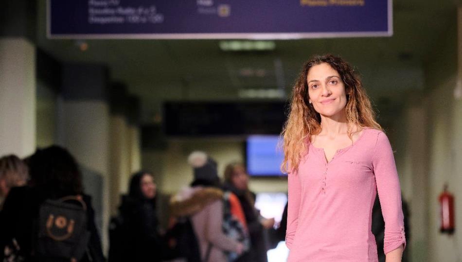 Carmen María Alonso, en la Facultad de Comunicación de la UPSA