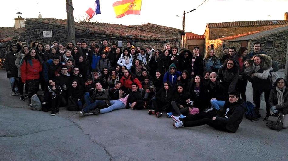 Gejo de los Reyes acoge a jovenes estudiantes de Salamanca y Burdeos