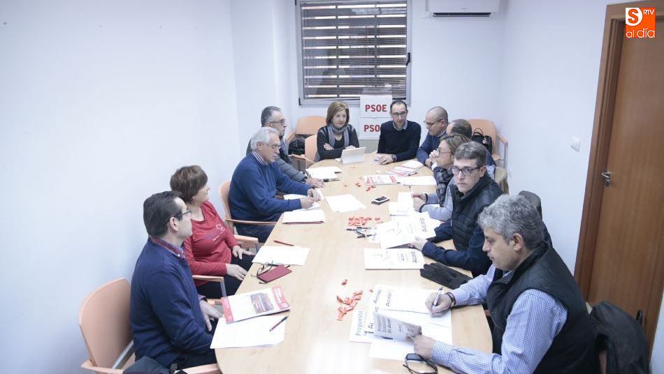 	Encuentro del PSOE con sindicatos de funcionarios de prisiones / Foto de Alejandro López