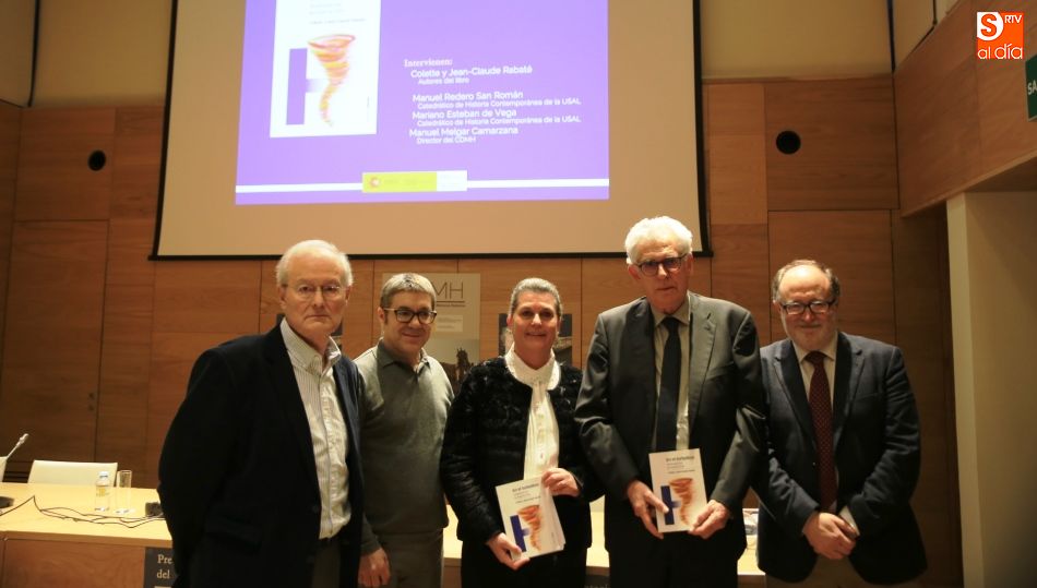 Un momento del acto en el Centro Documental de la Memoria Histórica de Salamanca
