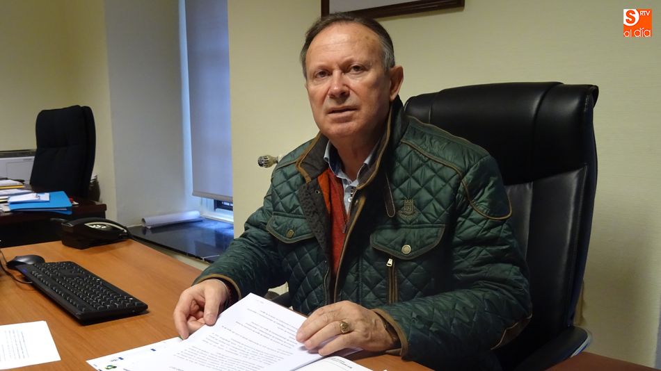 Román Hernández, presidente de la Asociación Nordeste de Salamanca