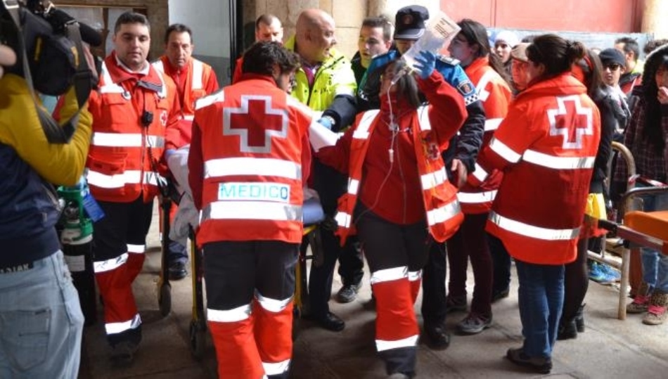 	Cruz Roja cuenta con un amplio despliegue en Ciudad Rodrigo, con motivo de los carnavales