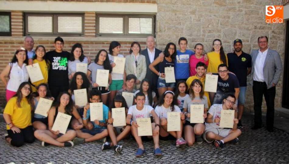 	Participantes de la anterior edición del curso de inmersión en lengua inglesa, desarrollado en Villarino de los Aires