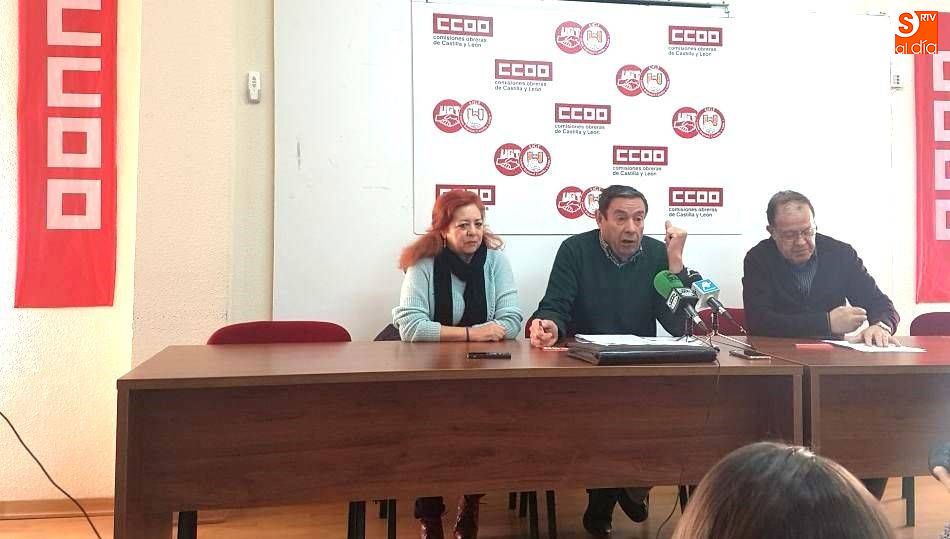 CCOO y UGT han presentado las movilizaciones de los pensionistas