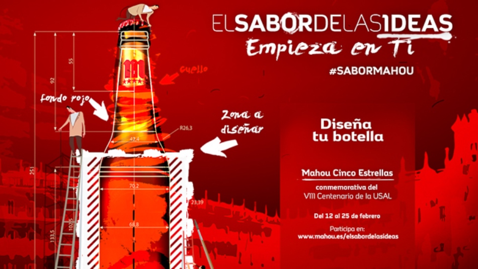 Mahou realizará una botella conmemorativa del VIII Centenario de la Universidad de Salamanca