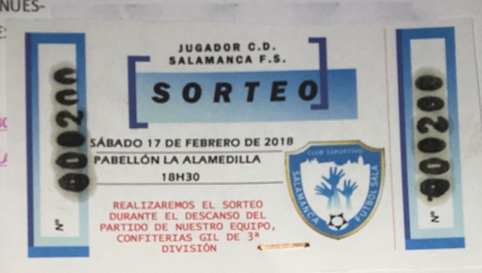 Imagen de una entrada para el encuentro.