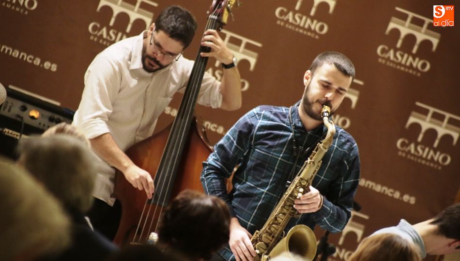 Un momento del concierto de jazz que se ofreció este sábado en el Casino de Salamanca