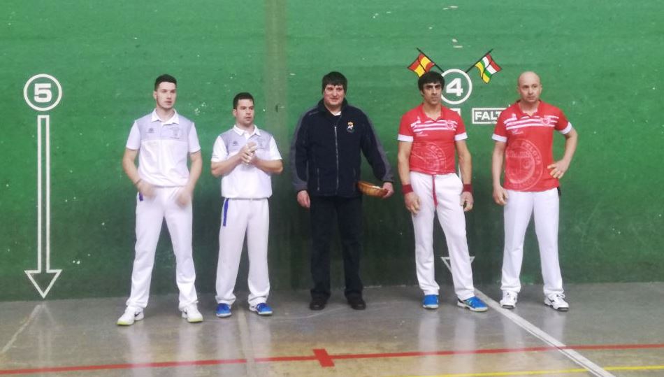 Partido de parejas entre Paladín y La Rioja