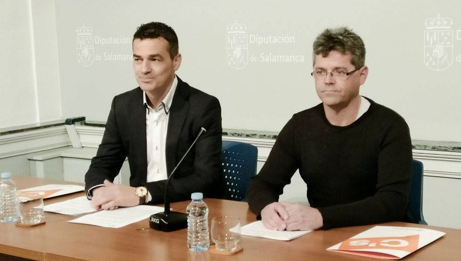 Los diputados de Cs, Jesús de San Antonio y Manuel Hernández