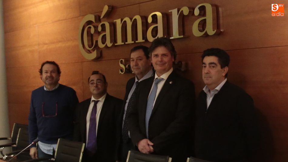 Organizadores del Congreso y representantes de la Cámara de Comercio y CES. Foto: Alejandro López