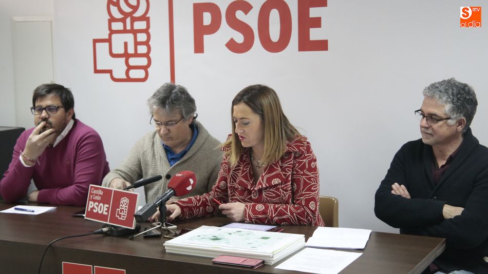 Óscar Maide, Fernando Rubio, Virginia Barcones y Manuel Ambrosio Sánchez. Foto: Alejandro López