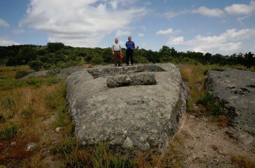 El lagar largo de San Esteban de la Sierra que se conserva en las cercanías del pueblo. Foto: Verema.com