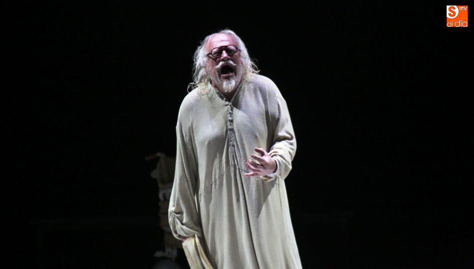 Uno de los momentos de Juan Echanove en su interpretación en el Liceo