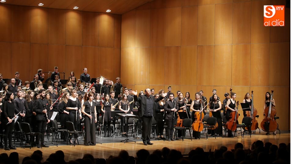 Un momento del concierto que interpretó la orquesta de CyL en el CAEM