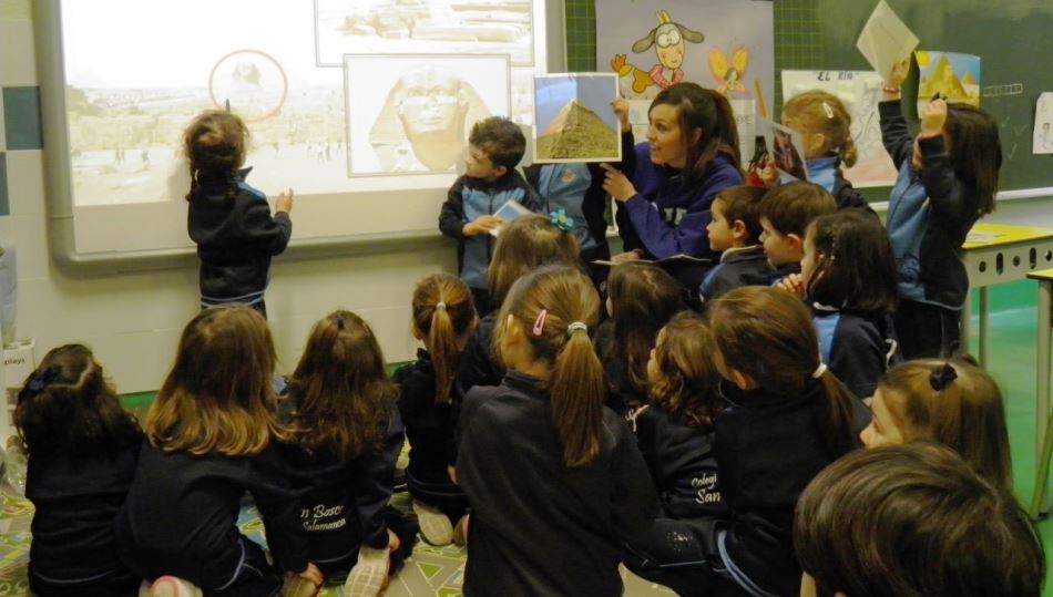 Uno de los momentos educativos del centro salmantino