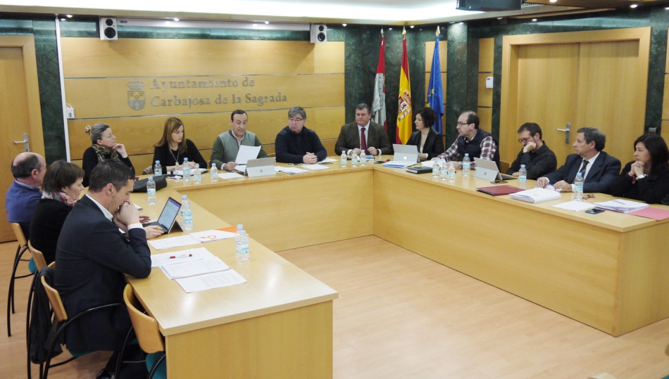 Un momento del pleno de Carbajosa de la Sagrada
