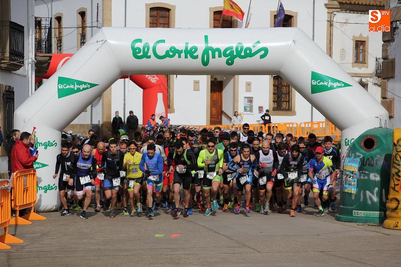 Momento de la salida el pasado año en el II Duatlón ‘Villa de Lumbrales’
