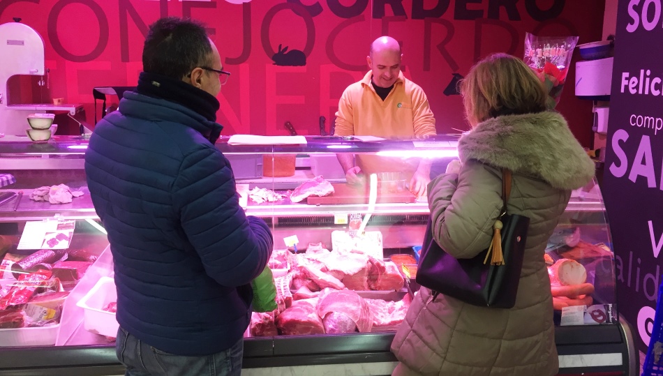 Una imagen de una carnicería de Salamanca
