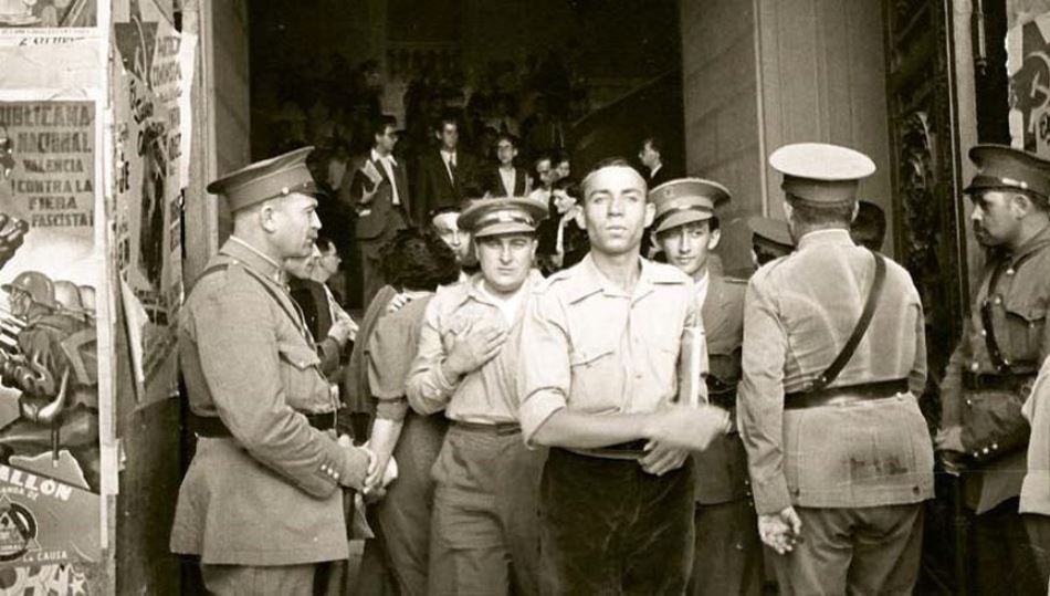 Una de las fotos de Miguel Hernández incluida en esta exposición