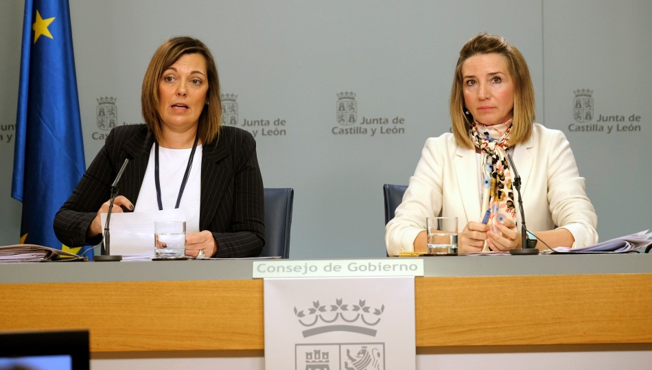 Milagros Marcos y Alicia García, consejeras del Gobierno de Castilla y León