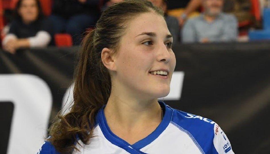 La jugadora bejarana, con el Aula de Valladolid