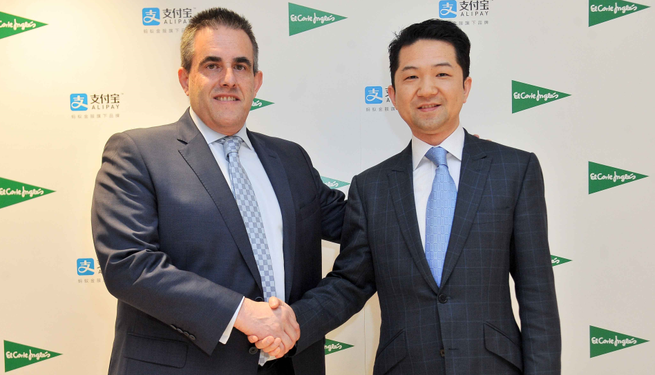 El Corte Inglés incorpora Alipay, la mayor plataforma de pago móvil de China
