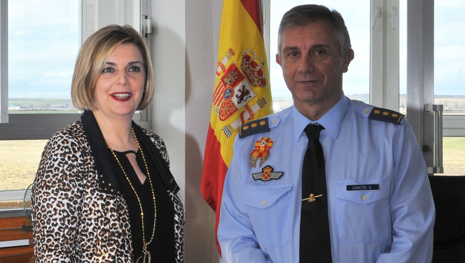 Rodrigo y García, durante la reunión mantenida.