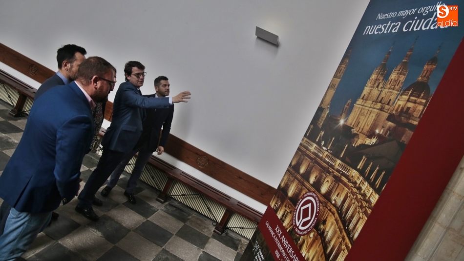 Presentación de la imagen promocional del 30 aniversario de Salamanca como Ciudad Patrimonio de la Humanidad. Foto: Alejandro López