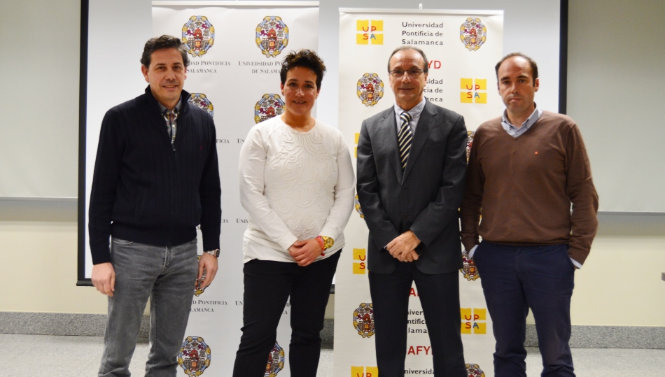 Foto de los ponentes en este curso en la Universidad Pontificia