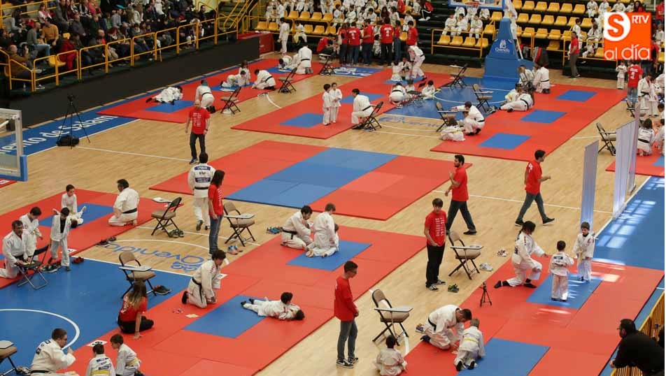 Panorámica del pabellón durante la celebración del torneo. Fotos: Alberto Martín