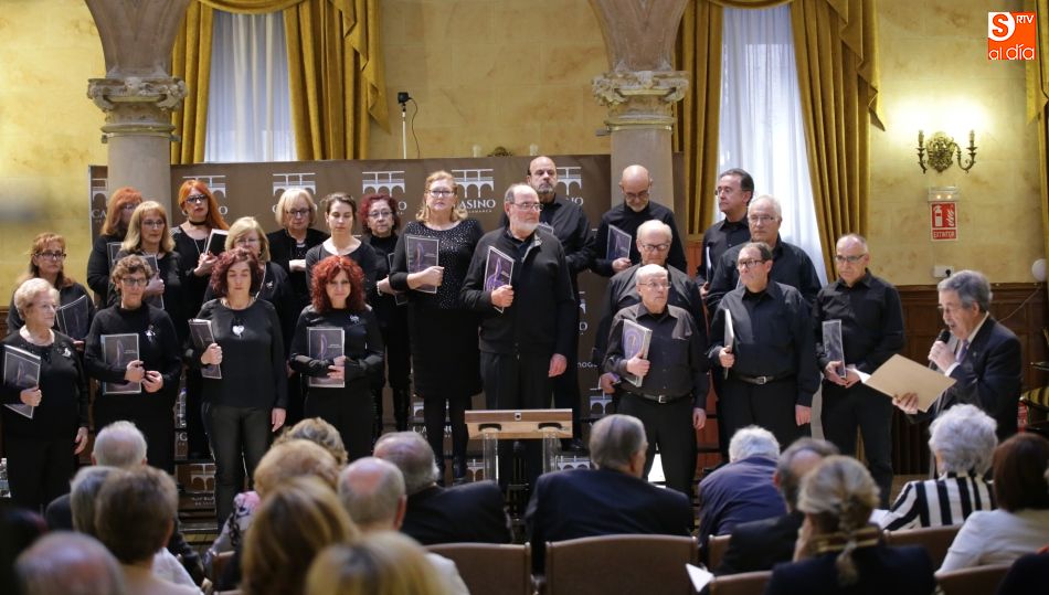 Un momento de una de las actuaciones que se realizaron en el Casino de Salamanca