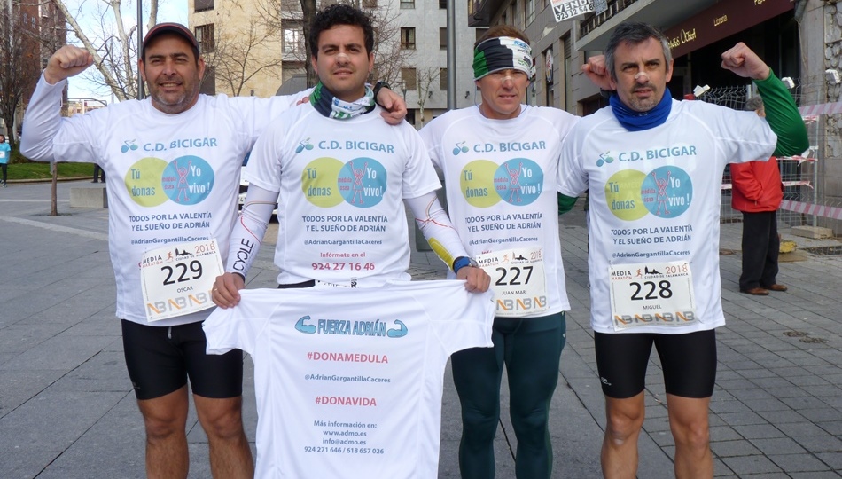 El objetivo de estos corredores era concienciar sobre la importancia de las donaciones de médula
