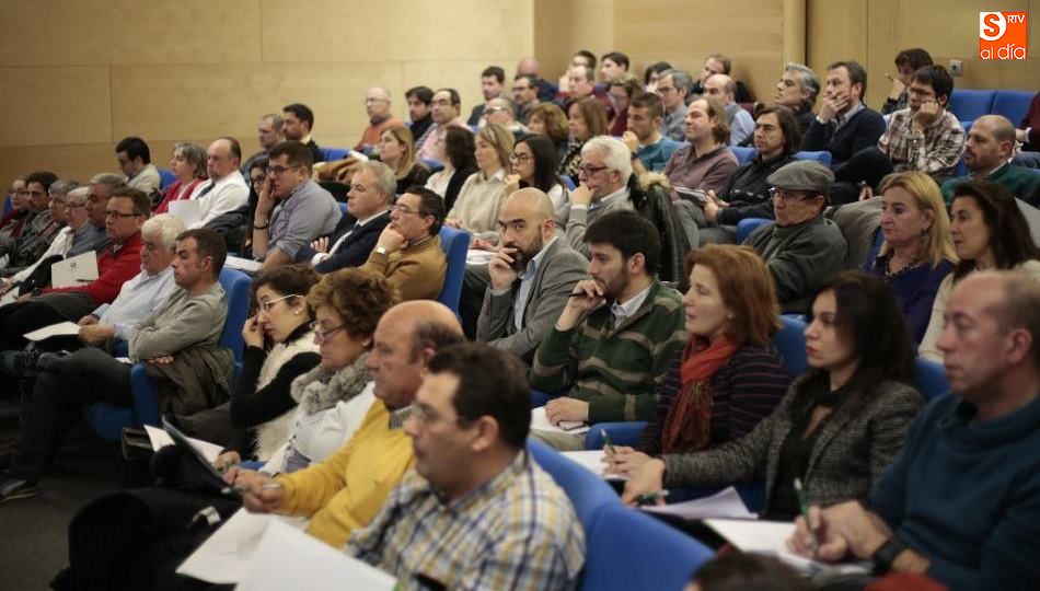 Jornada sobre la nueva Ley de Contratos del Sector Público, en el Aula EspañaDuero. Foto de Alejandro López