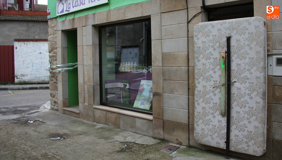 La mujer fue detenida por segunda vez el domingo tras protagonizar otro hecho violento en este herbolario