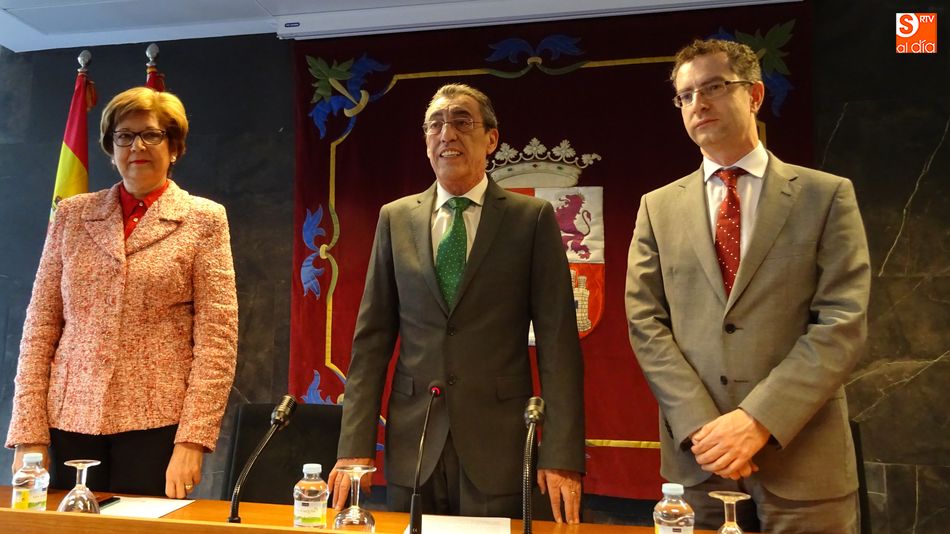 Manuela Plaza, Bienvenido Mena y Luis Javier González