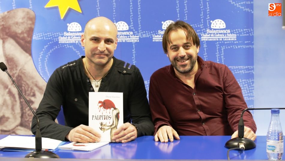 Un momento de la presentación en la sala de la palabra de Pálpitos