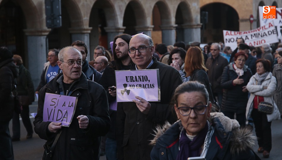 Imagen de la manifestación celebrada en Salamanca el 24 de febrero / ALEX LÓPEZ