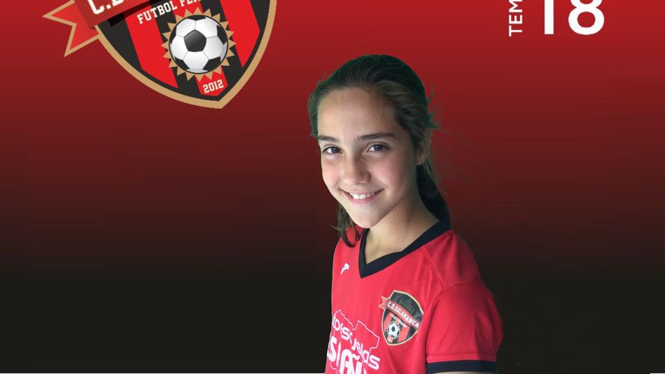 Ángela García, en una foto promocional del club.